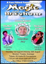 Summer show - Magic and Mayhem show poster